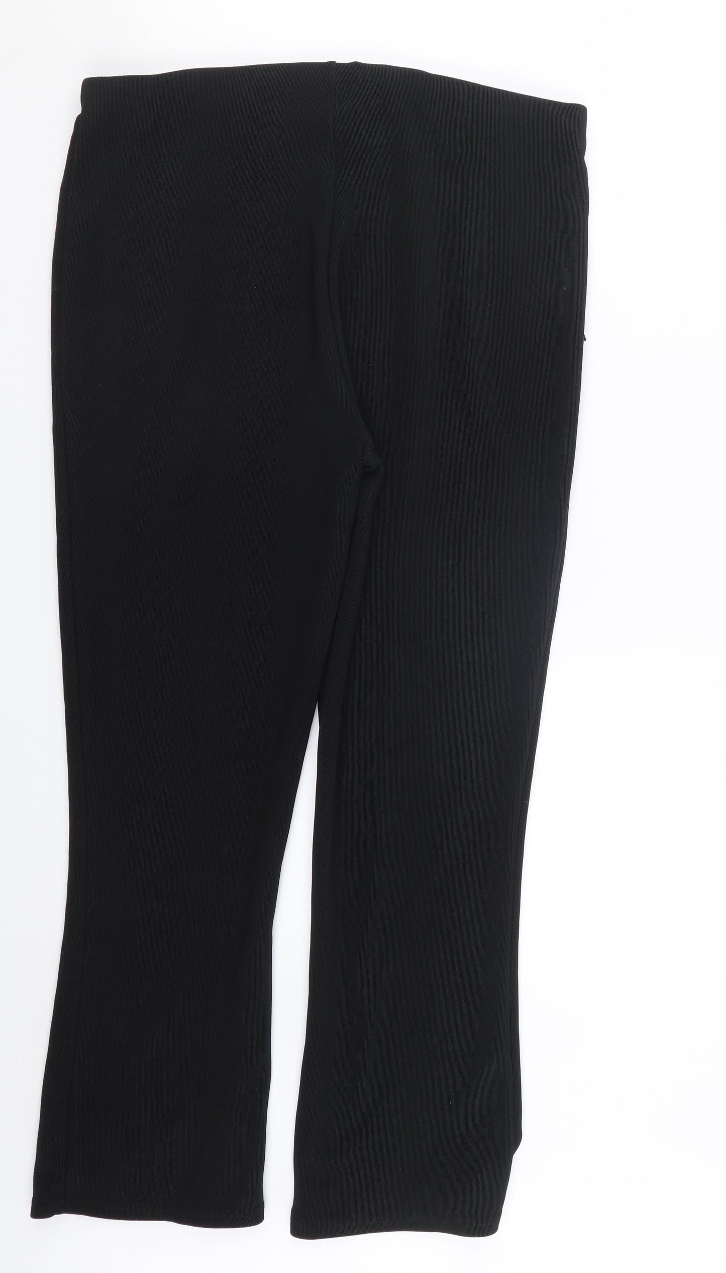 Preworn Womens Black   Trousers  Size 16 L26 in