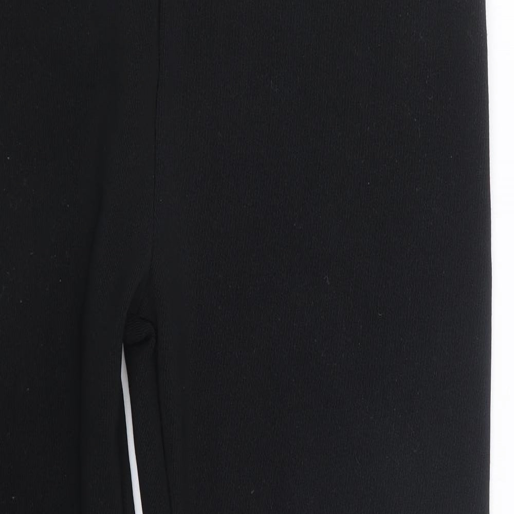Preworn Womens Black   Trousers  Size 16 L26 in