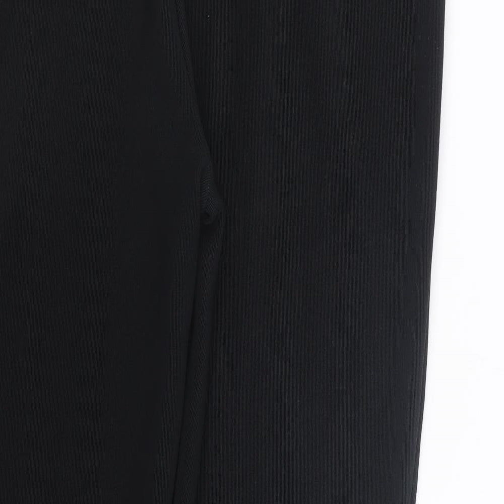 Preworn Womens Black   Trousers  Size 16 L26 in