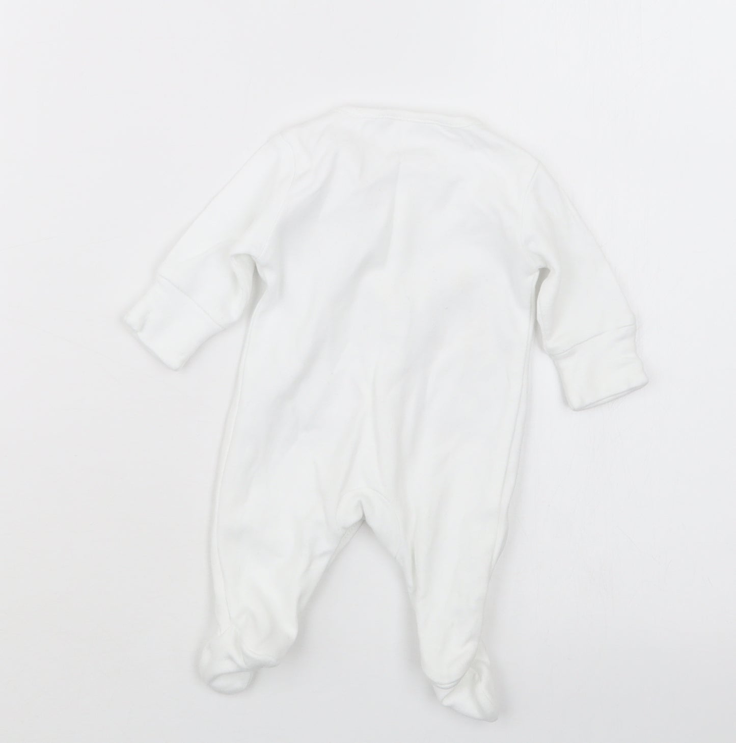 NEXT Baby White Geometric  Babydoll One Piece Size Newborn