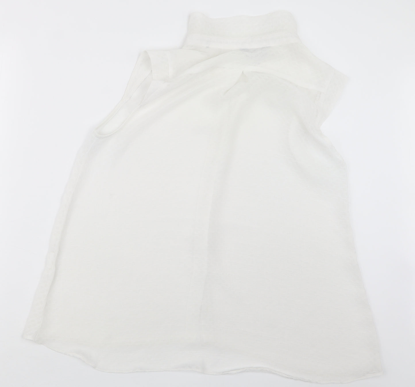 Marina Kaneva Womens White   Basic Button-Up Size 12