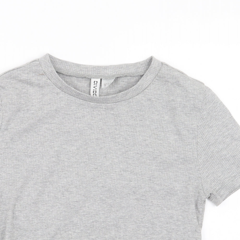 Divided by H&M Womens Grey   Basic T-Shirt Size M