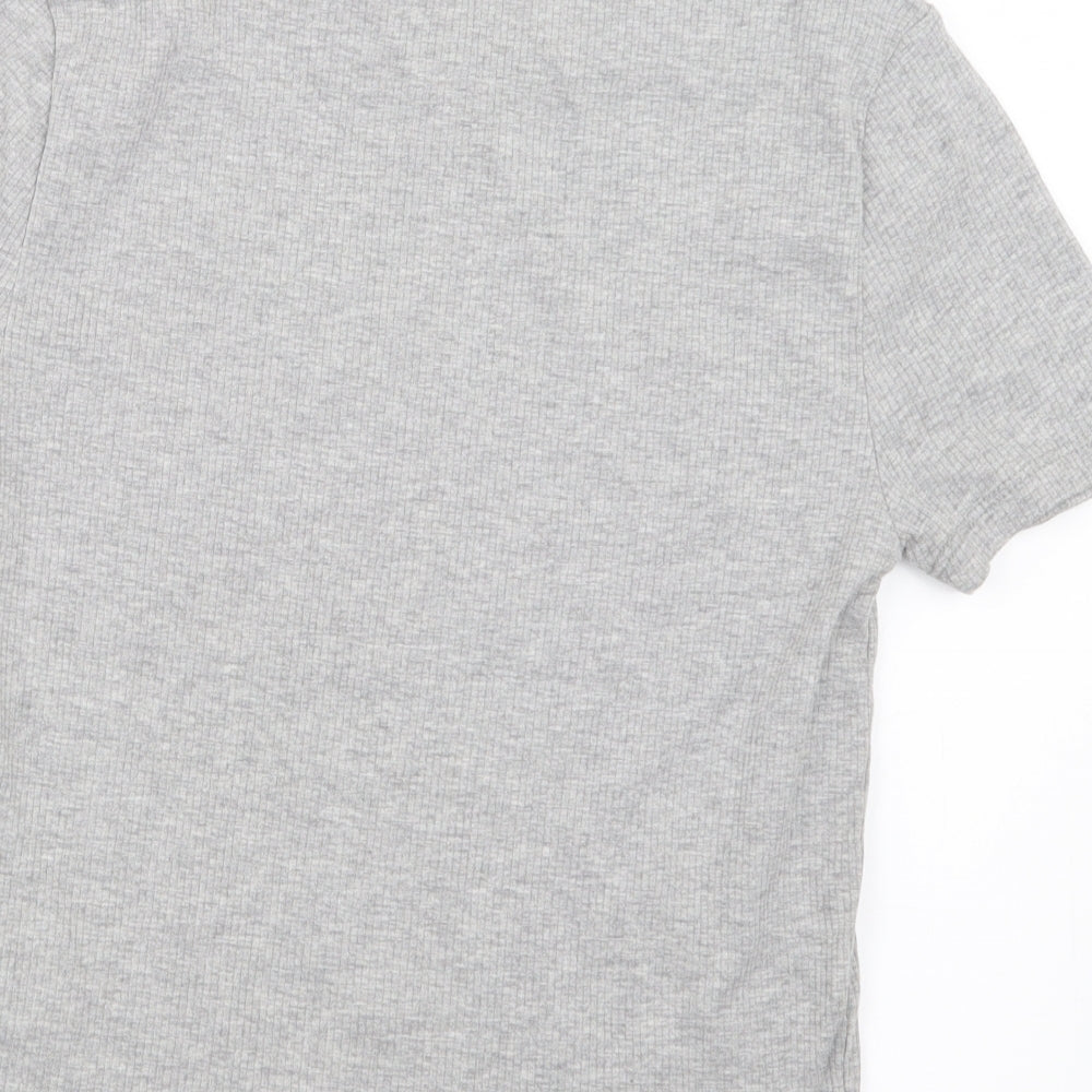 Divided by H&M Womens Grey   Basic T-Shirt Size M