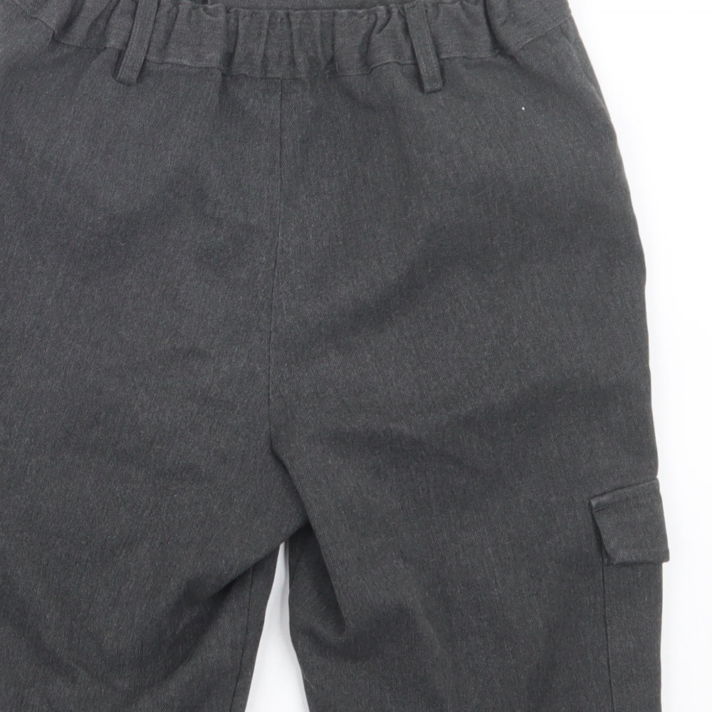 Marks and Spencer Boys Grey   Cropped Trousers Size 9-10 Years