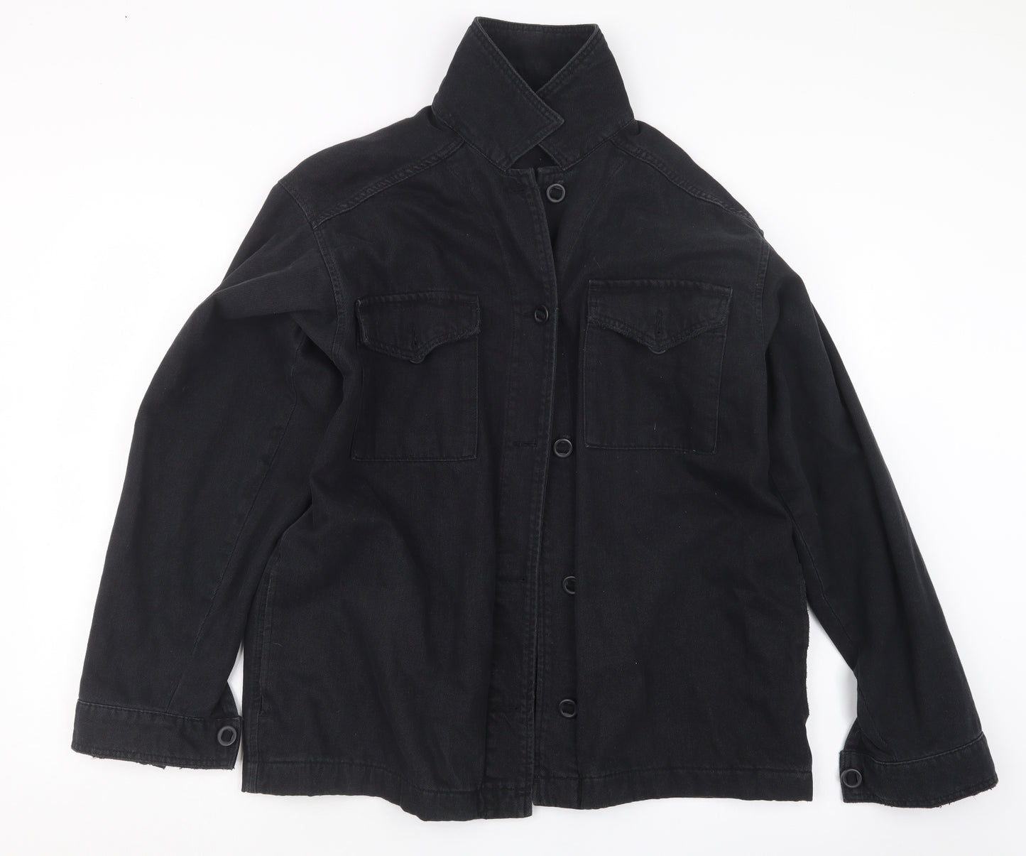 BDG Mens Black  Denim Jacket  Size S