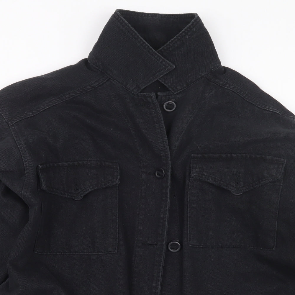BDG Mens Black  Denim Jacket  Size S