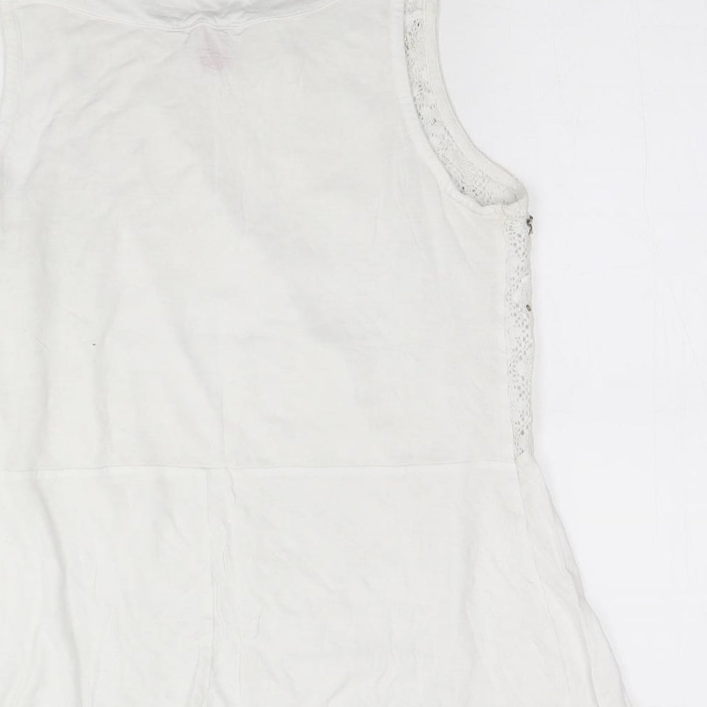 Falmer Heritage Womens White   Basic Tank Size 8