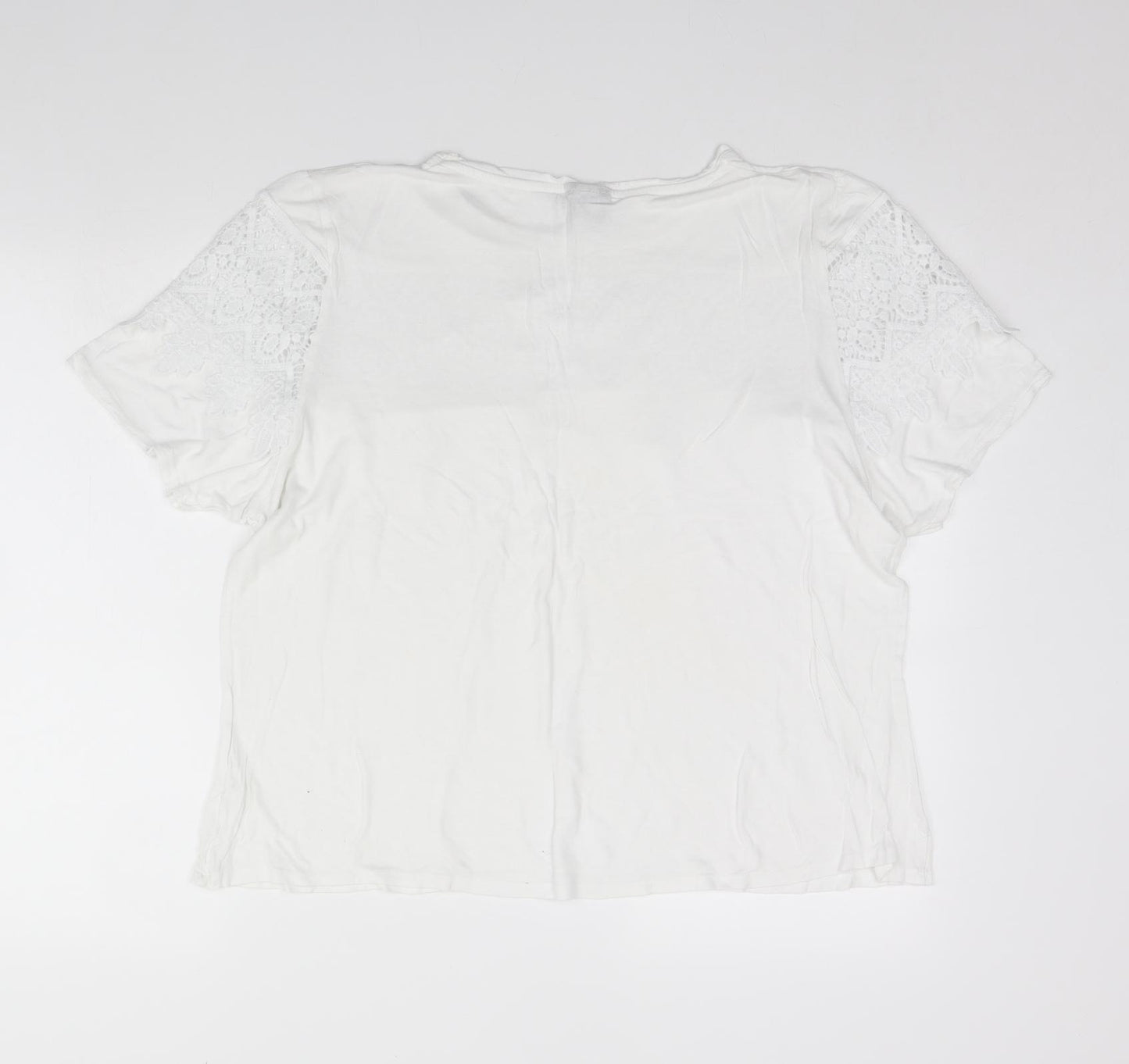 BE YOU Womens White   Basic Blouse Size 20