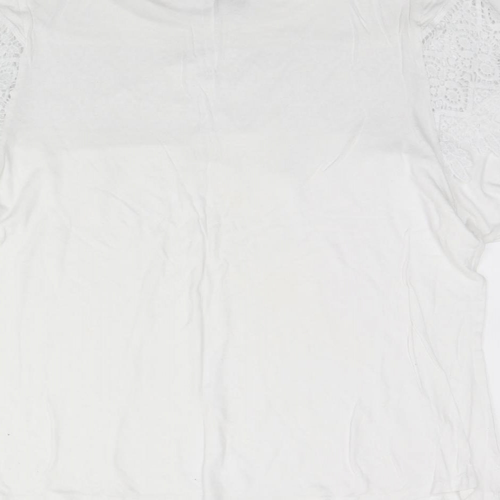BE YOU Womens White   Basic Blouse Size 20