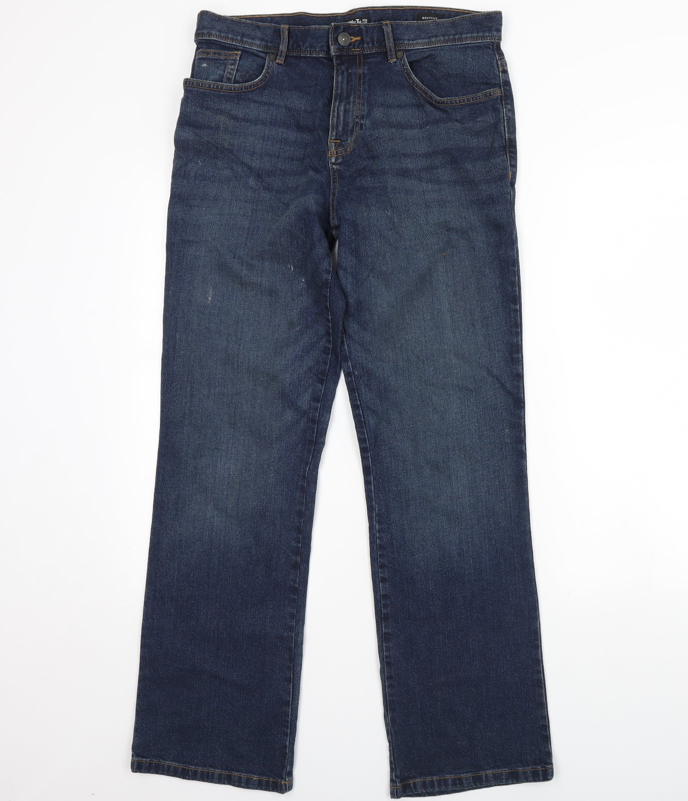 TU Mens Blue  Denim Straight Jeans Size 32 L32 in