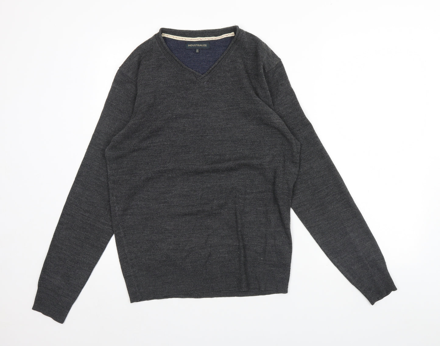 Industrialise Mens Grey   Pullover Jumper Size XS