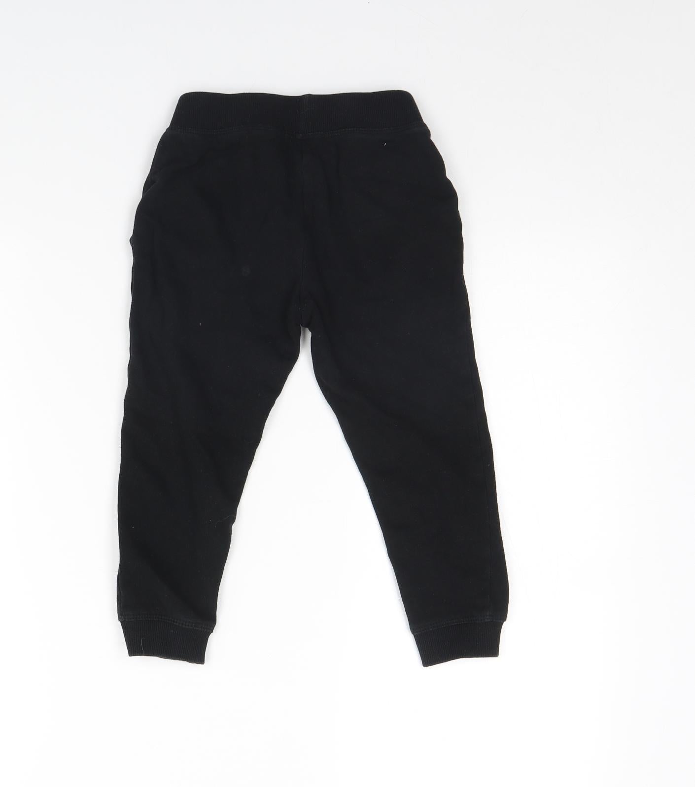 Pep & co Boys Black   Jogger Trousers Size 4 Years