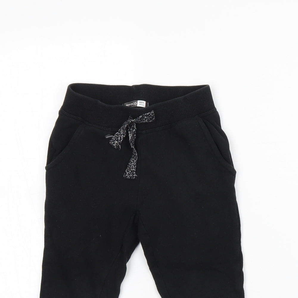 Pep & co Boys Black   Jogger Trousers Size 4 Years