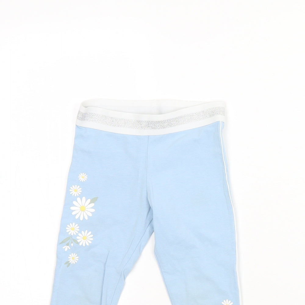 Primark Girls Blue   Capri Trousers Size 3 Years
