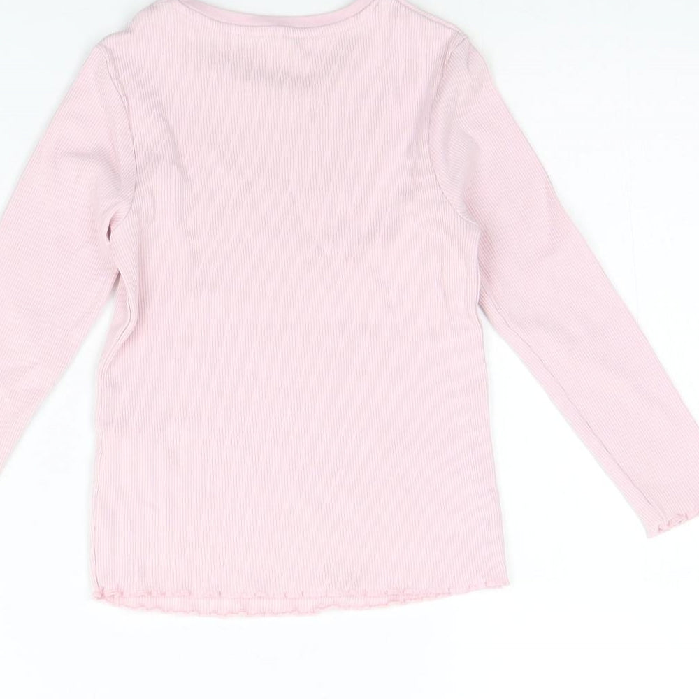 George Girls Pink   Basic T-Shirt Size 3 Years