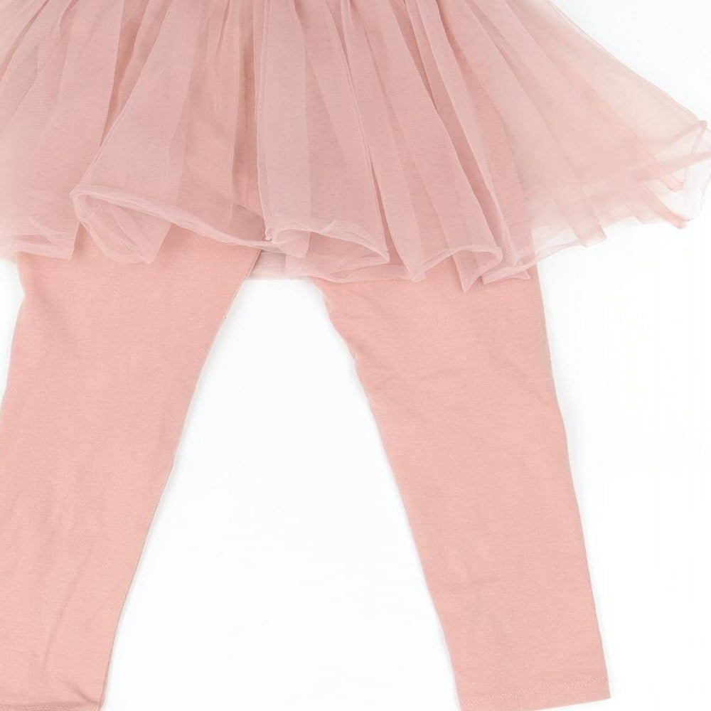 NEXT Girls Pink   Capri Trousers Size 3 Years