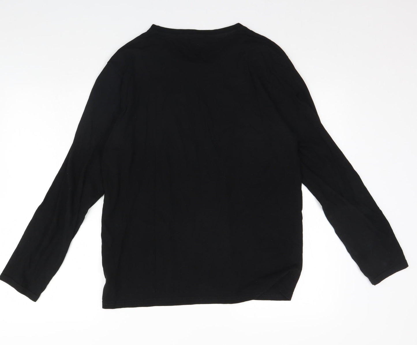 Preworn Mens Black    T-Shirt Size S