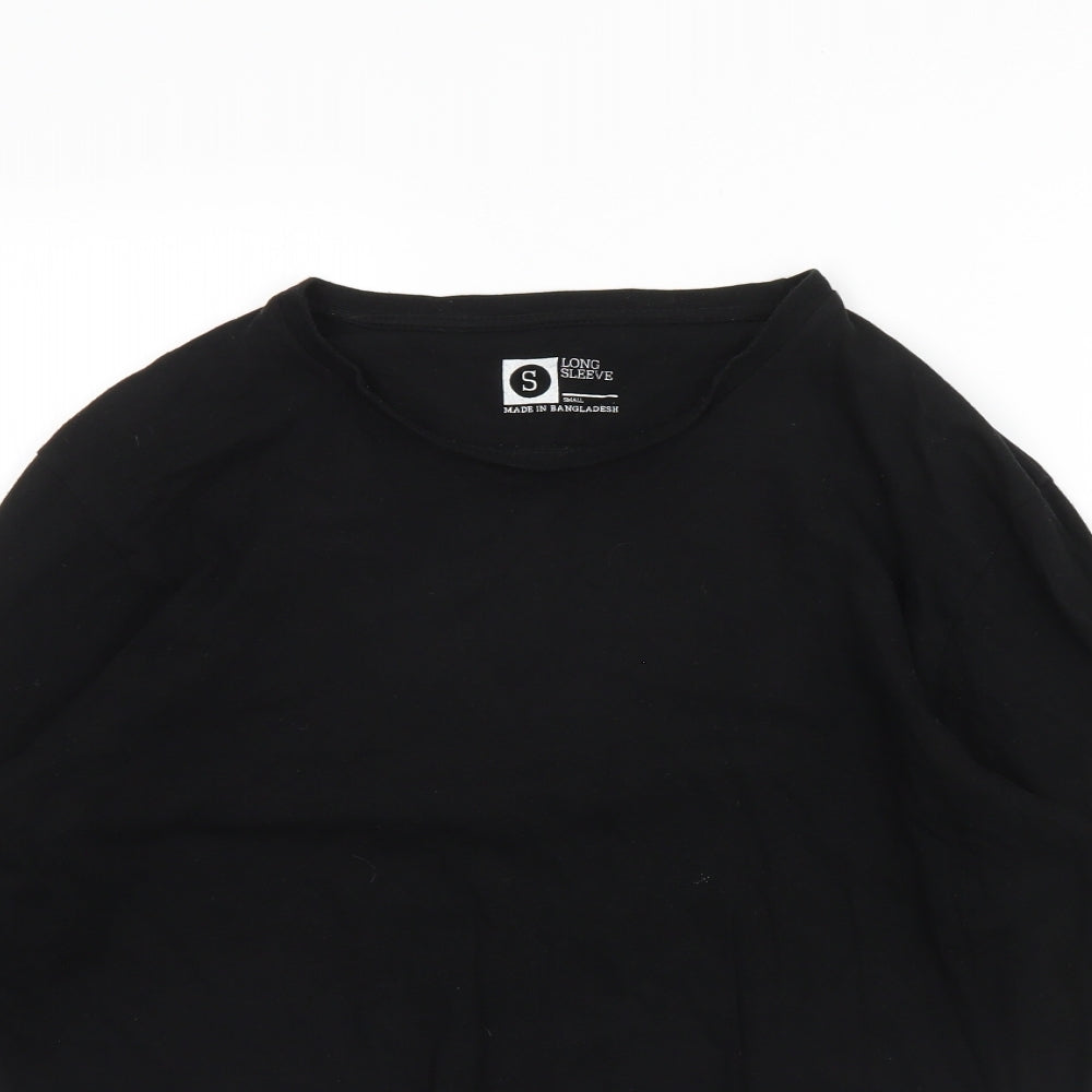 Preworn Mens Black    T-Shirt Size S