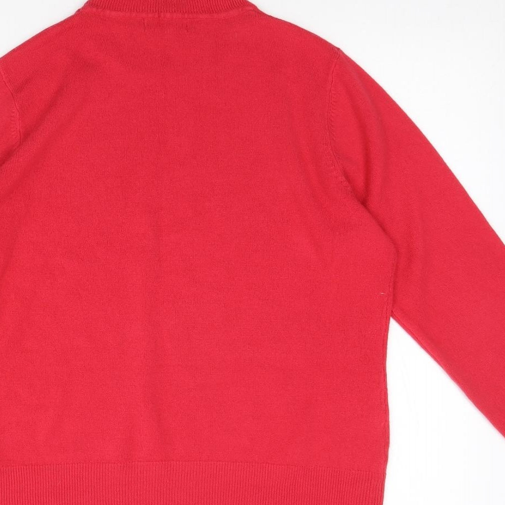 NEXT Womens Red   Pullover Jumper Size 14