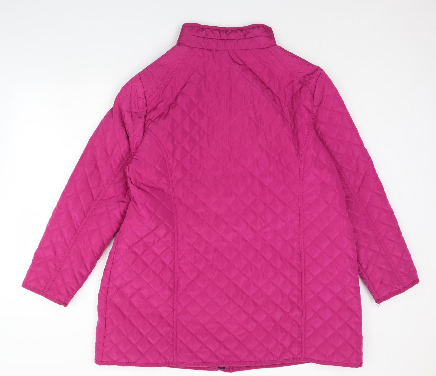 Bonmarché Womens Pink   Rain Coat Coat Size 24