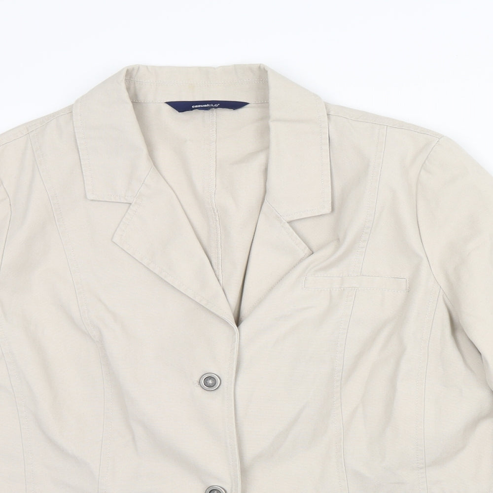 Casual Club Womens Beige   Jacket  Size 18
