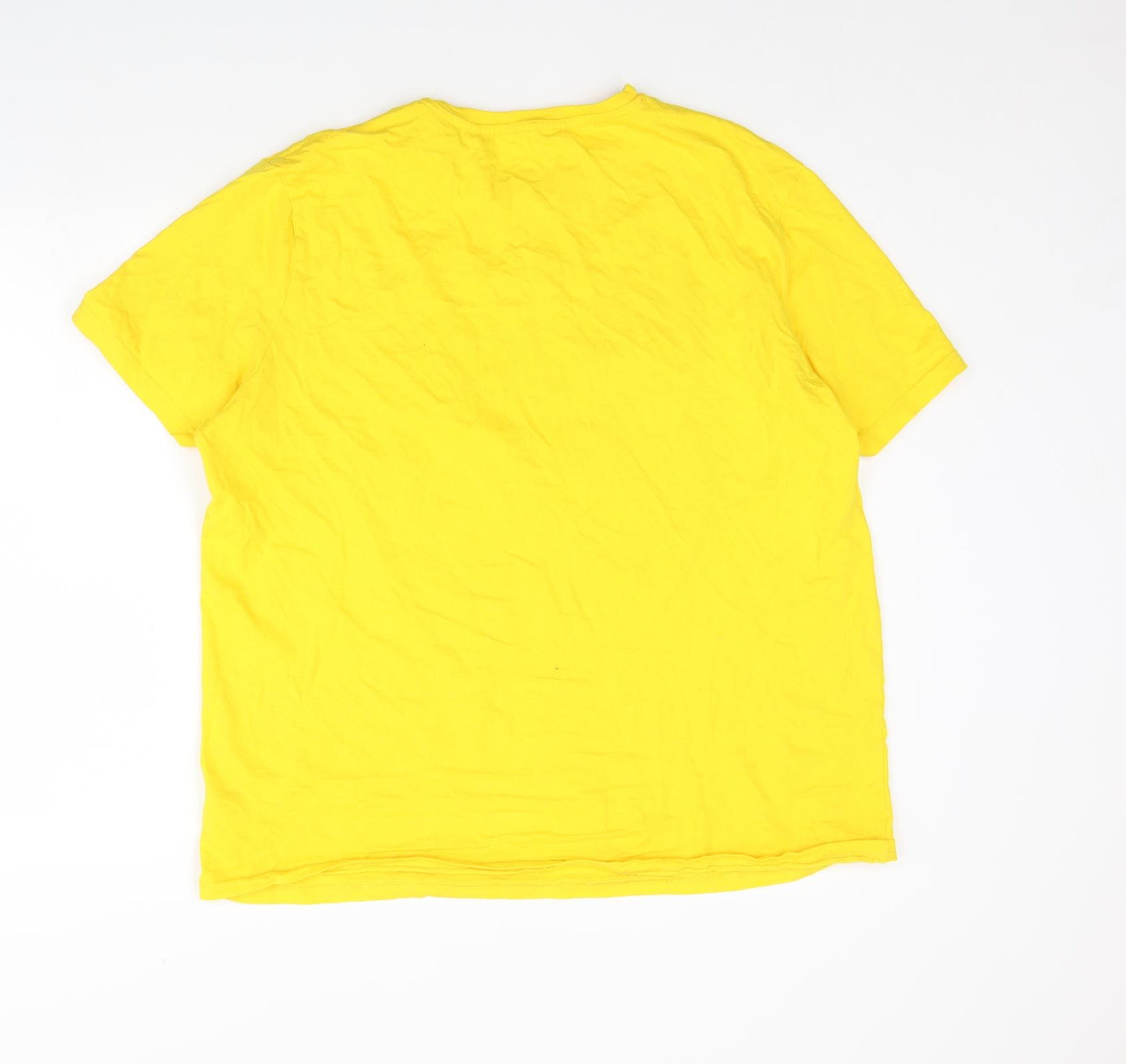 George Mens Yellow    T-Shirt Size XL  - Pudsey Bear