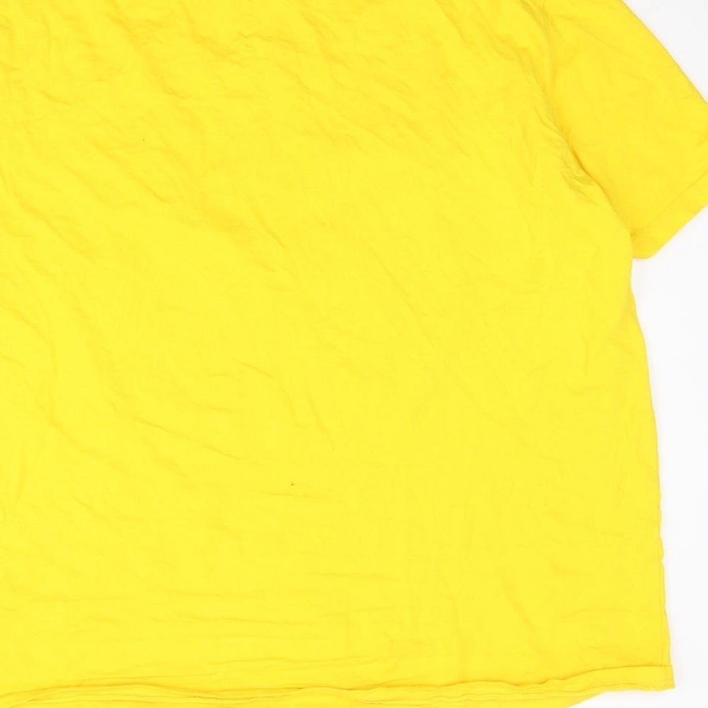 George Mens Yellow    T-Shirt Size XL  - Pudsey Bear