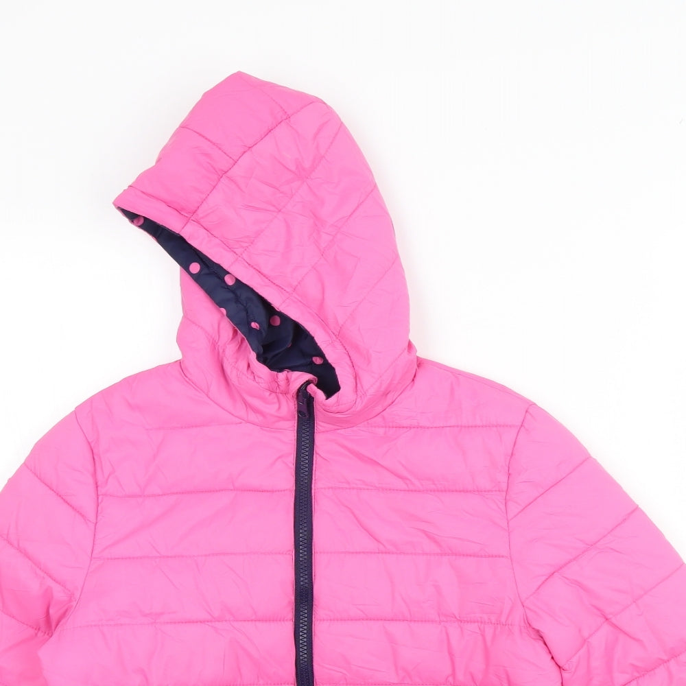 George Girls Pink   Rain Coat Coat Size 9 Years