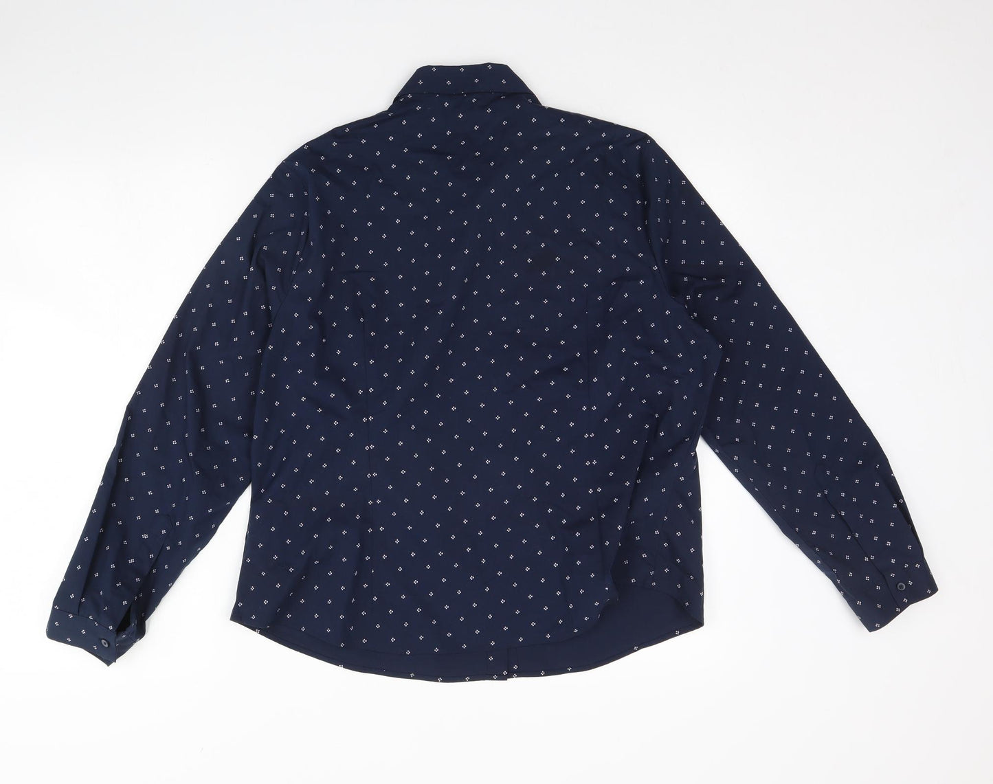m&S Womens Blue   Basic Button-Up Size 18
