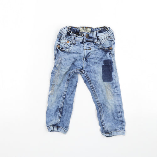 NEXT Baby Blue  Denim Capri Jeans Size 18 Months