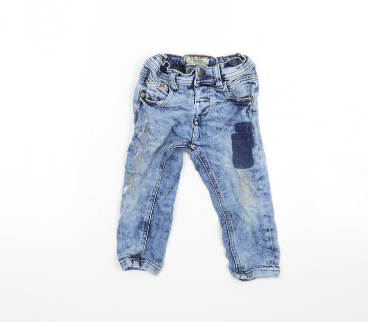 NEXT Baby Blue  Denim Capri Jeans Size 18 Months