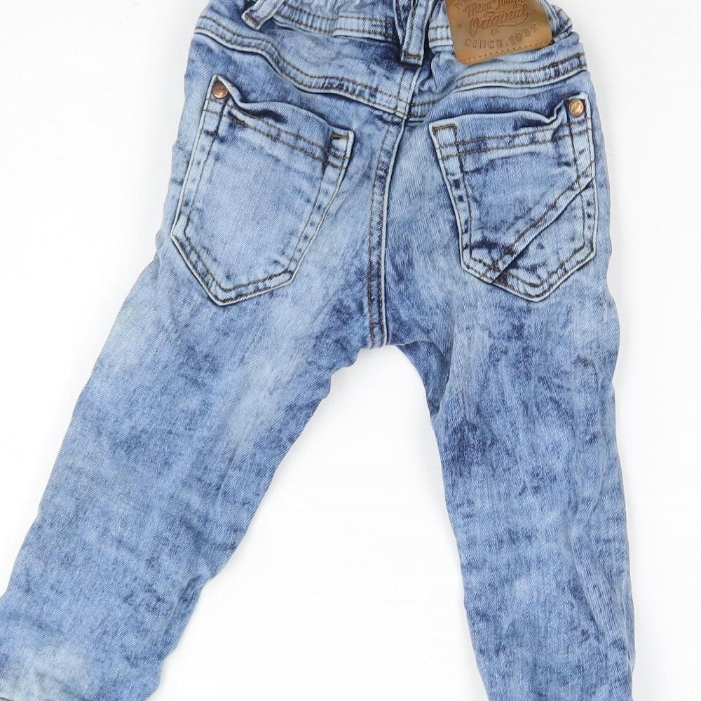 NEXT Baby Blue  Denim Capri Jeans Size 18 Months