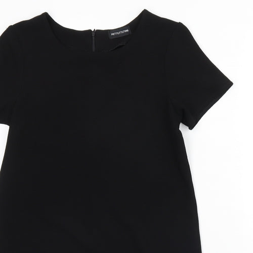 pretty little  Thing Womens Black   Mini  Size 8