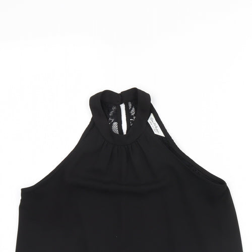 Miss Selfridge Womens Black   Basic Tank Size 6