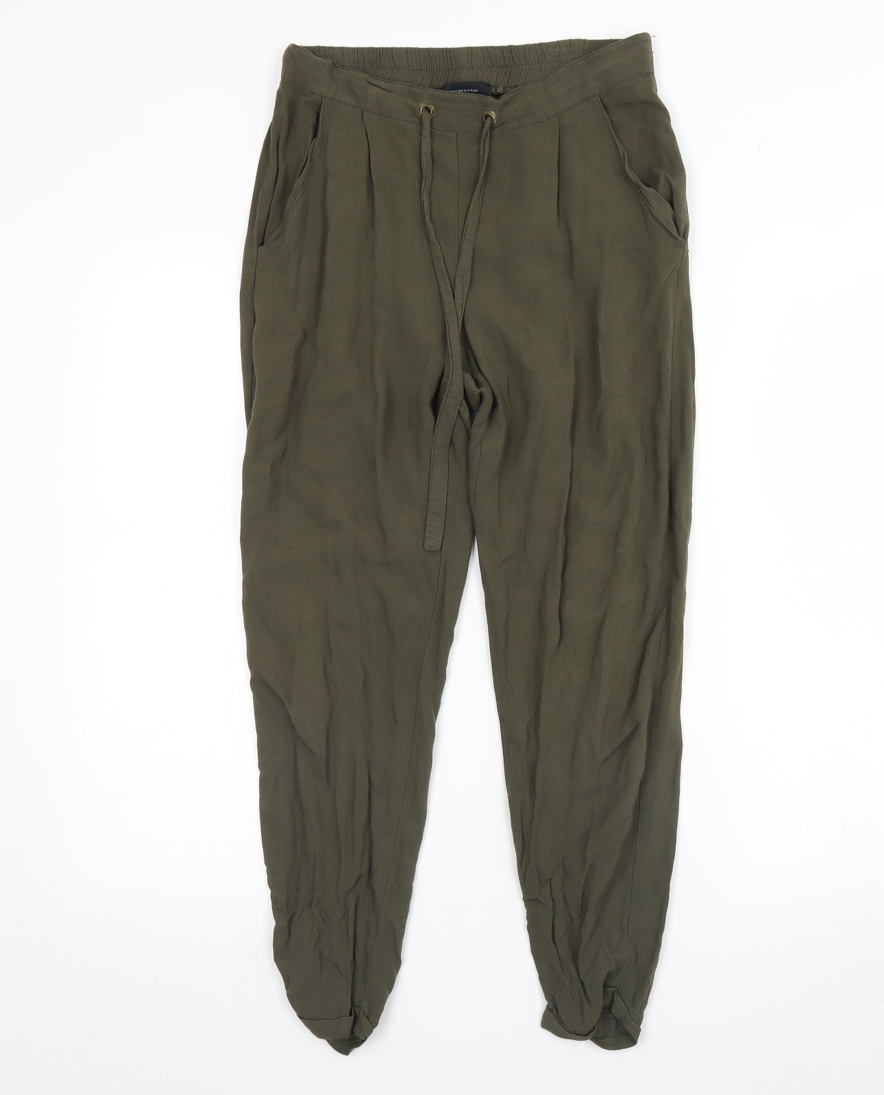 Atmosphere Womens Green   Trousers  Size 6 L28 in