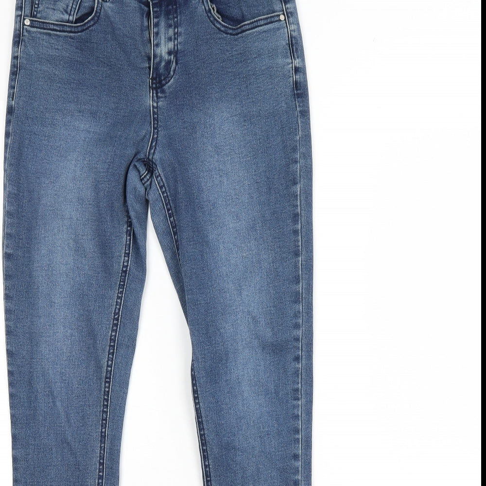 365 Denim Womens Blue  Denim Skinny Jeans Size 10 L30 in - Tie Detail