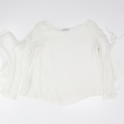 Topshop Womens White   Basic Blouse Size 6