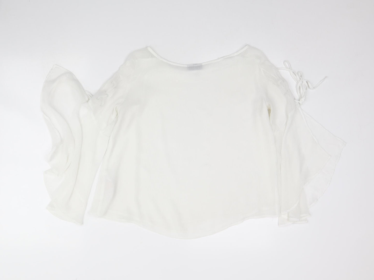 Topshop Womens White   Basic Blouse Size 6
