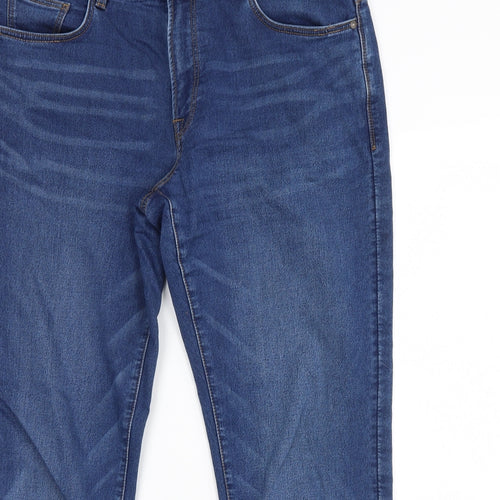 Easy Mens Blue  Denim Straight Jeans Size 34 L30 in