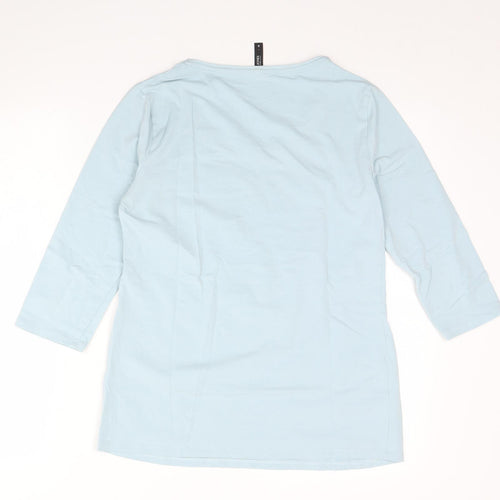 David Jones Womens Blue   Basic Blouse Size M