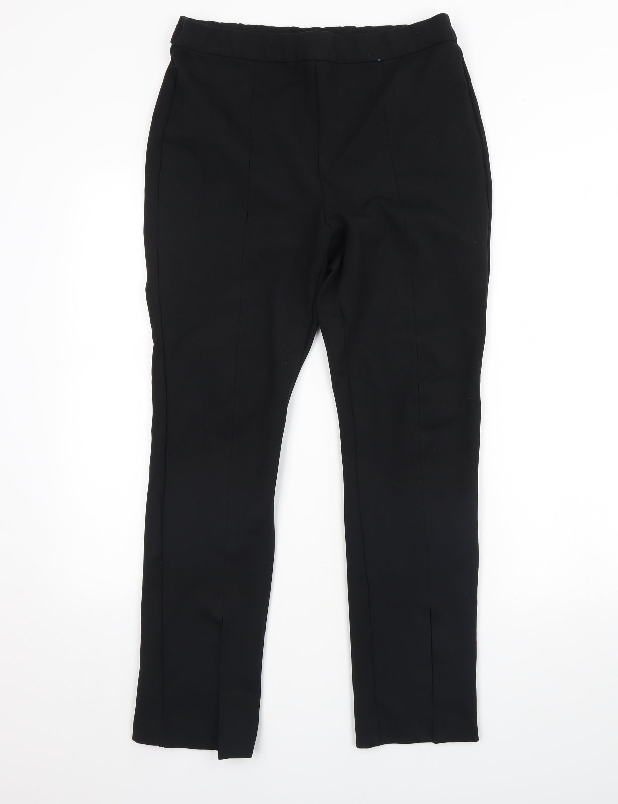 M&s Womens Black   Trousers  Size 14 L30 in