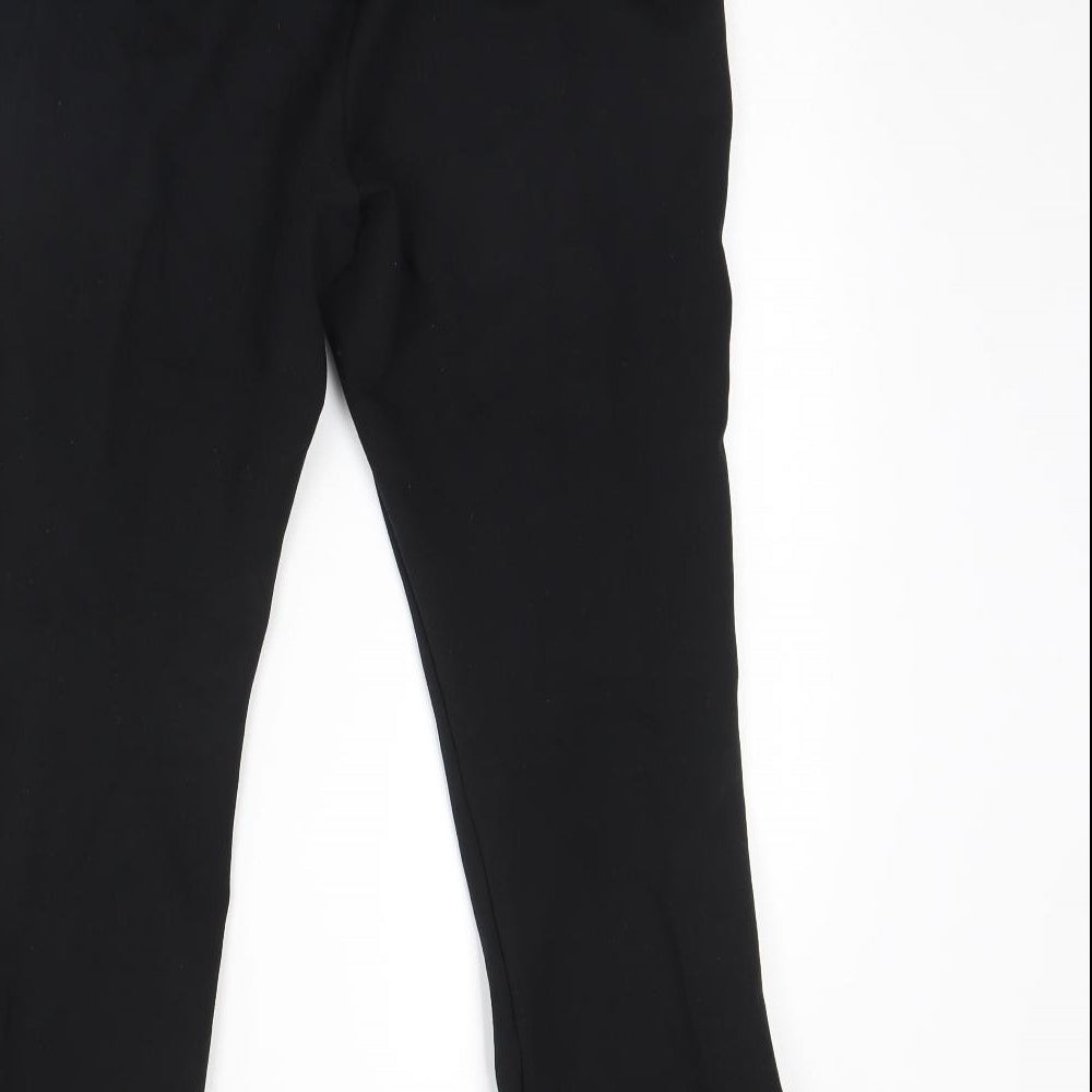M&s Womens Black   Trousers  Size 14 L30 in