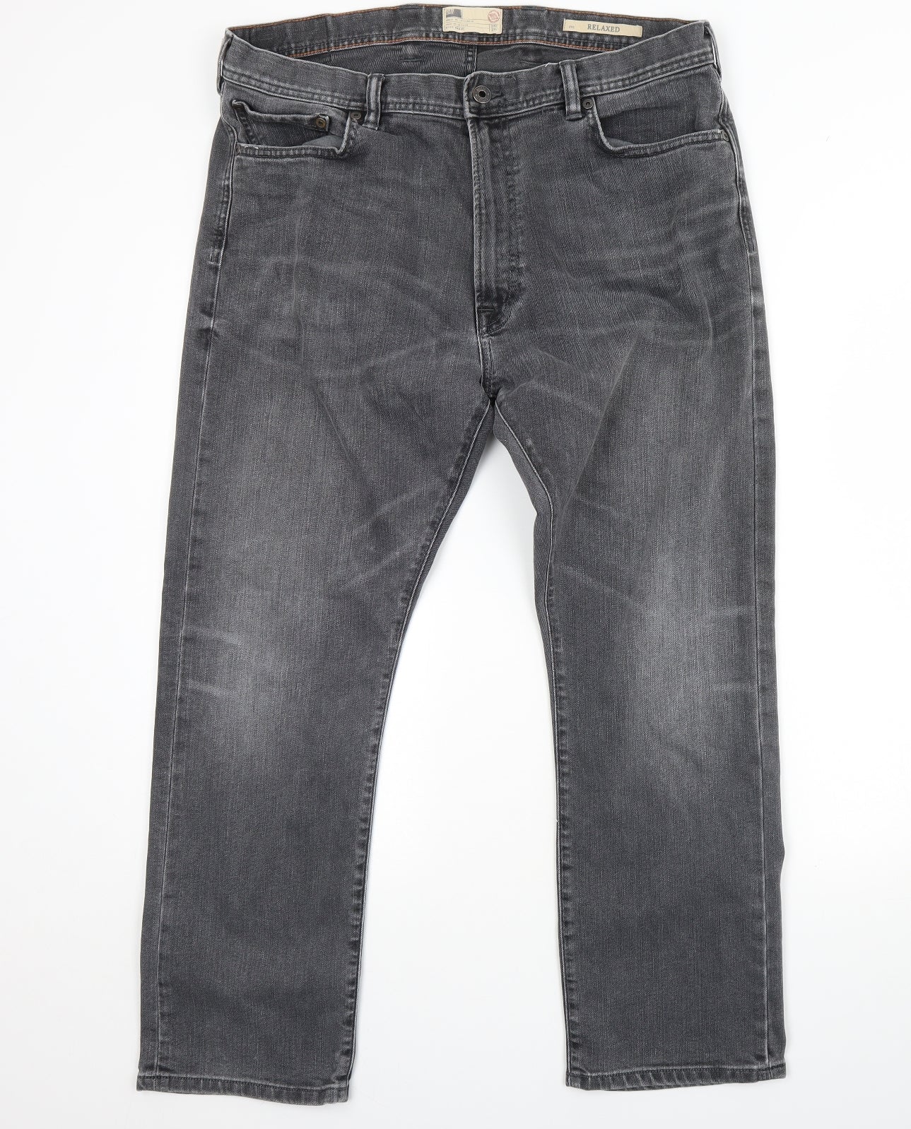 North coast Mens Grey  Denim Straight Jeans Size 38 L29 in
