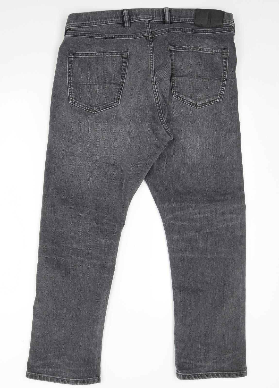 North coast Mens Grey  Denim Straight Jeans Size 38 L29 in