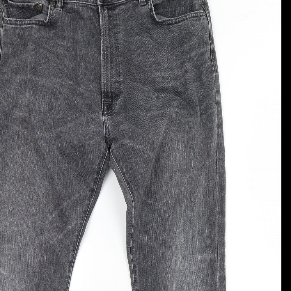 North coast Mens Grey  Denim Straight Jeans Size 38 L29 in