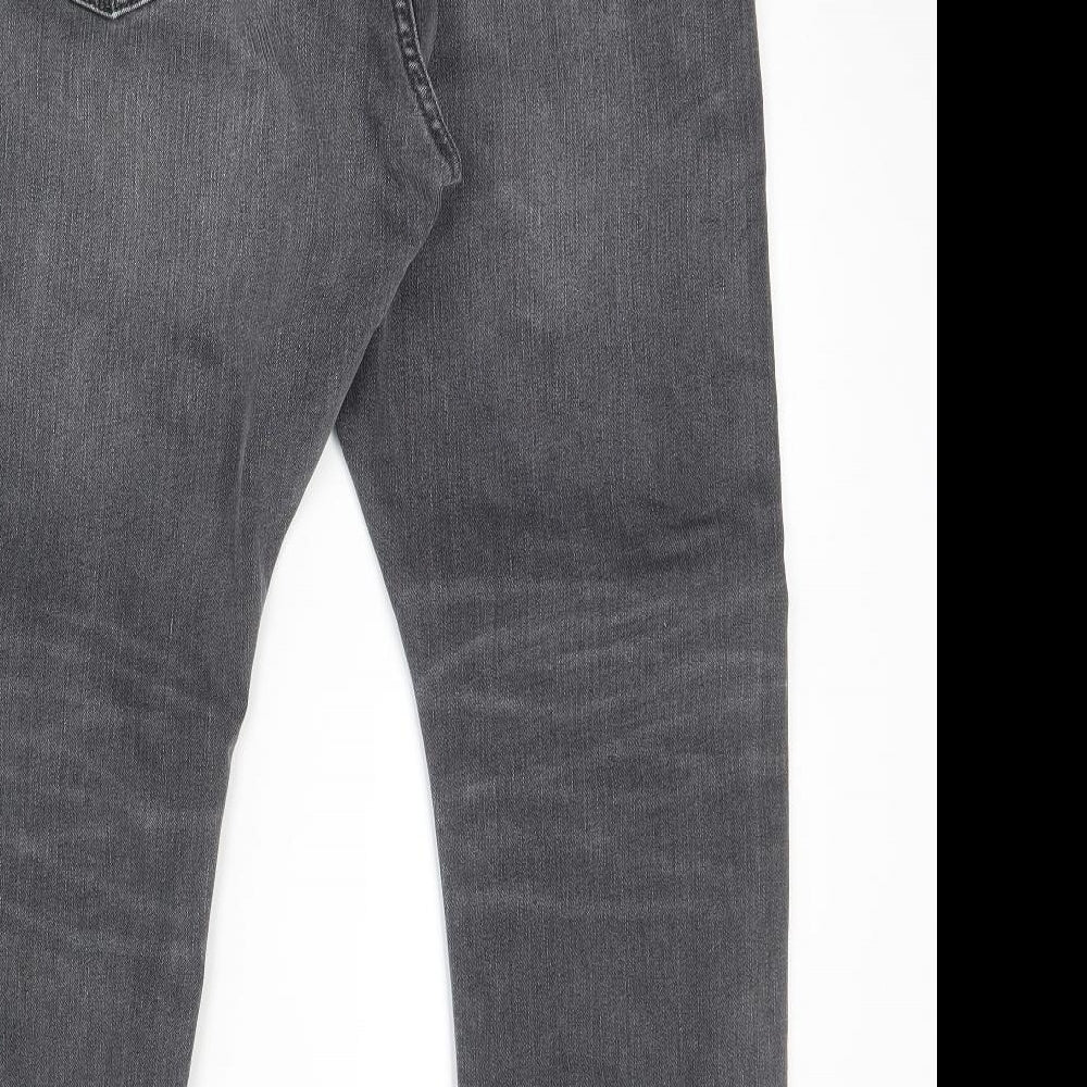 North coast Mens Grey  Denim Straight Jeans Size 38 L29 in
