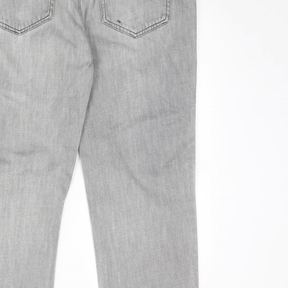 North coast Mens Grey  Denim Straight Jeans Size 36 L29 in