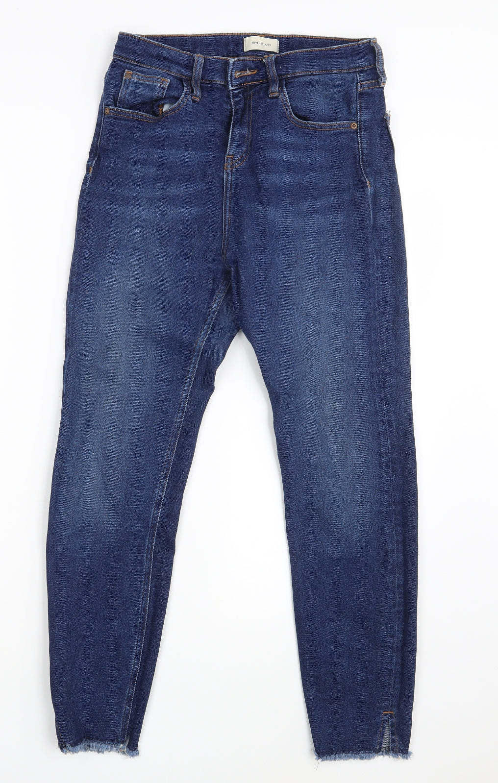 River Island Womens Blue  Denim Skinny Jeans Size 10 L26 in