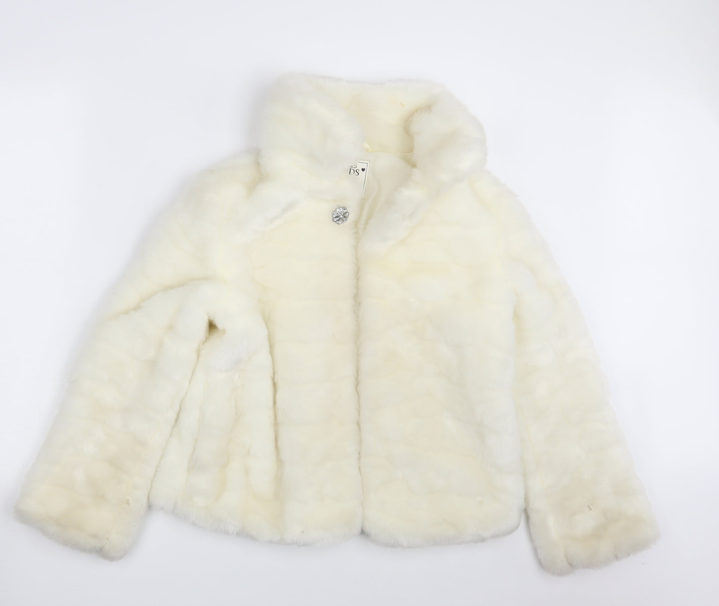 M&S Girls Ivory   Jacket  Size 11-12 Years