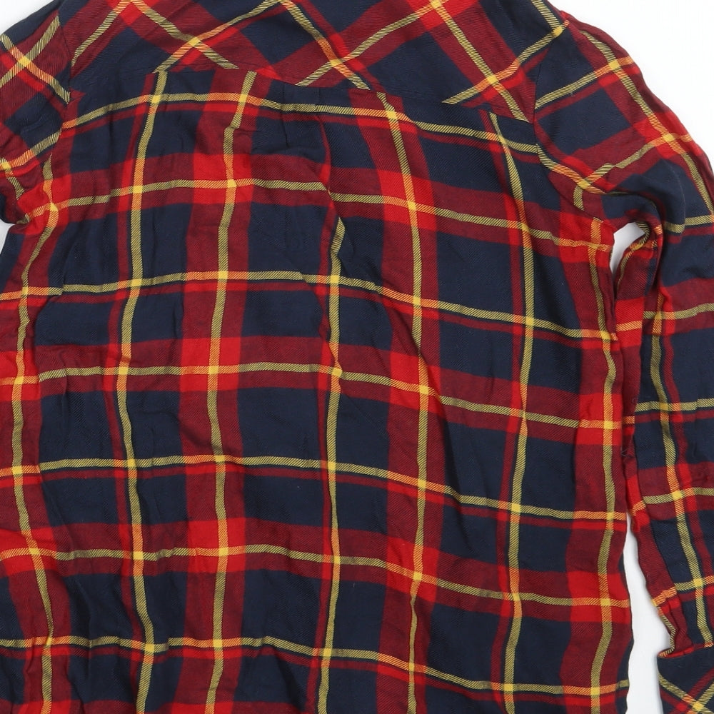 Kylie Girls Multicoloured Check  Basic Button-Up Size 10 Years